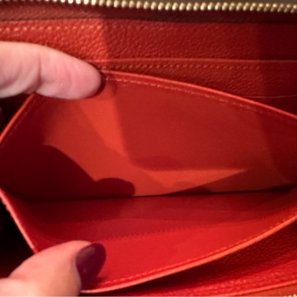 LOUIS VUITTON Empreinte Monogram Zippy Wallet in Red Leather SP4103 - Picture 10 of 15